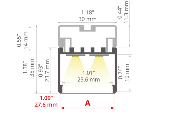 LED Pendelleuchte 3035